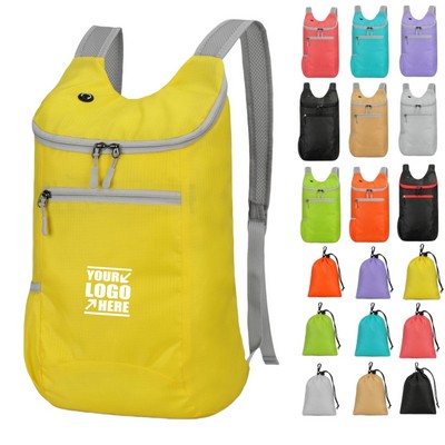 Portable Waterproof Sports Backpack With Headphone Port