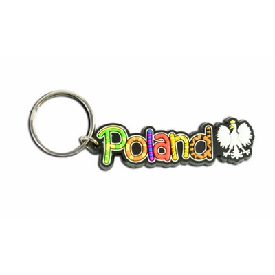 3" 3-D Pvc Key Tags