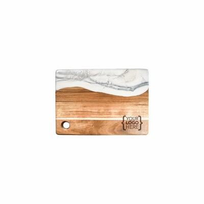 Acacia Small Bread Board Marble