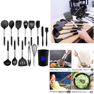 14 Piece Silicone Cooking Utensil Set