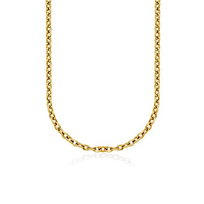CJ Steelx 6.5 mm Lip Chain Necklace - Gold