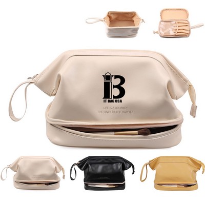 Large Double Layer Cosmetic Bag