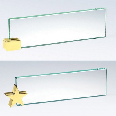 Nameplate w/Brass Star Holder