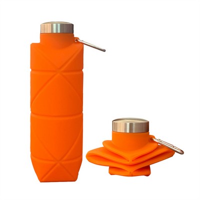 Collapsible Silicone Water Bottle 24Oz