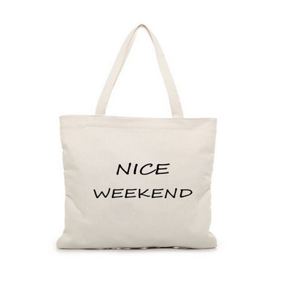 Canvas Tote Bag For Grocery Shopping