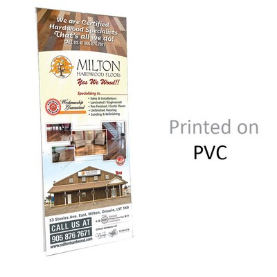 33" W X 80" H Replacement Banner Only