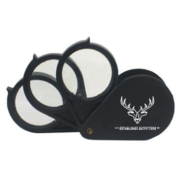 Triple 5x+5x+5x Lenses in One 15x Pocket Magnifier