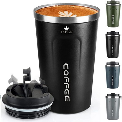 12Oz Insulated Coffee Mug with Spill Leak Proof Lid