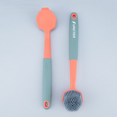 Kitchen Dish Scrubber Soft Dishwashing Brush for Pots Pans Sink Cleaning Scrubber