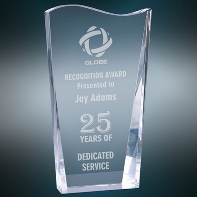 Capri Crystal Facet Wave Award