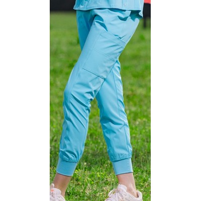 Med Couture Peaches Seamed Jogger Pants