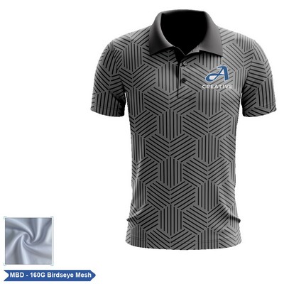 Performance Mesh Sublimation SS Polo - Men, Women, Kids