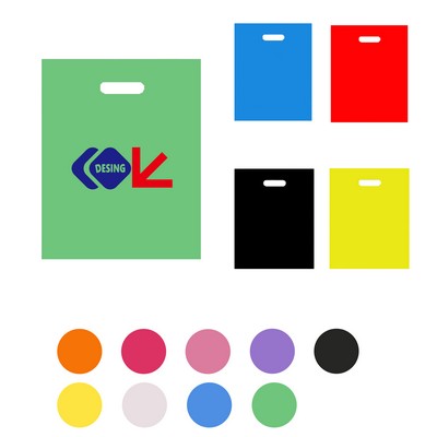 Four-finger Die-cut Handle Bag (14 "x10")