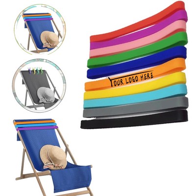 Elastic Silicone Towel Band for Beach Chair