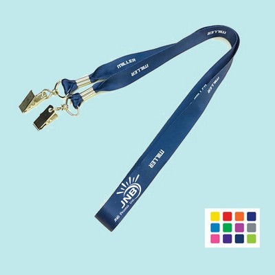 Bulldog Clip Double Ended Lanyard