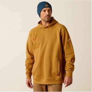 Ariat® Men's Golden Brown FR Rev Pullover Hoodie