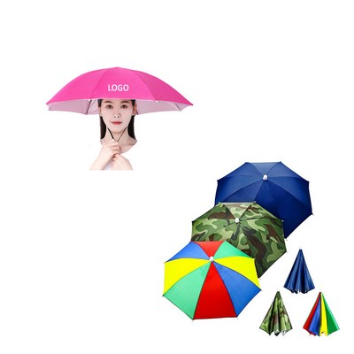 Silver-coated Oxford Umbrella Hat
