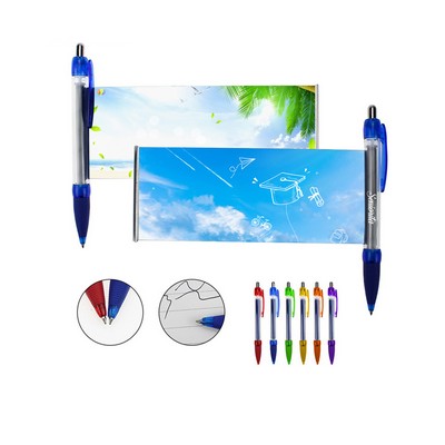 Plastic Ballpoint Pen w/ Banner