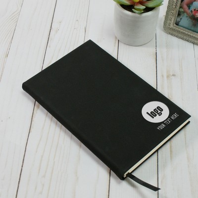 Engraved Corporate Logo Leather Journal