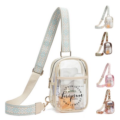 Clear PVC Shoulder Bag