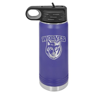 Polar Camel 20oz Purple Stainless Steel Water Bottle