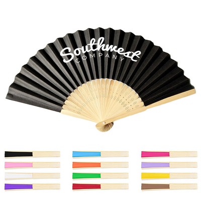 Elegant Silk Hand Fan
