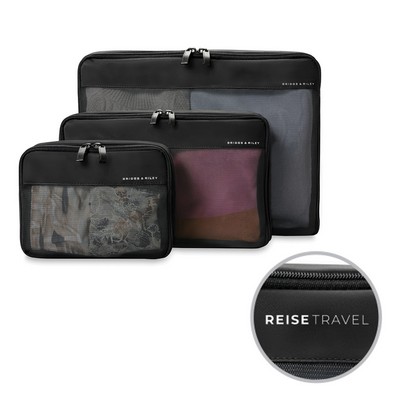 Briggs & Riley Check In Packing Cube Set - Black