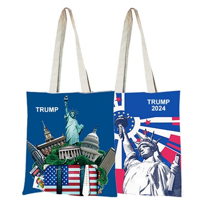 Cotton Tote Bag - Trump 2024