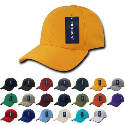 Decky High Profile Structured Cotton Flex Cap
