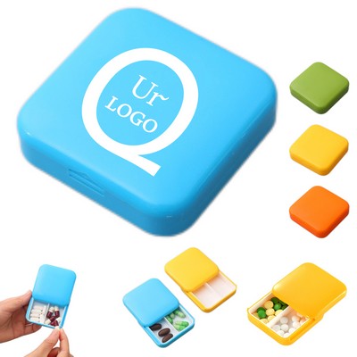 Portable Push-Pull Medicine Box