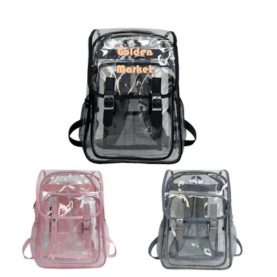 Clear PVC Waterproof Backpack