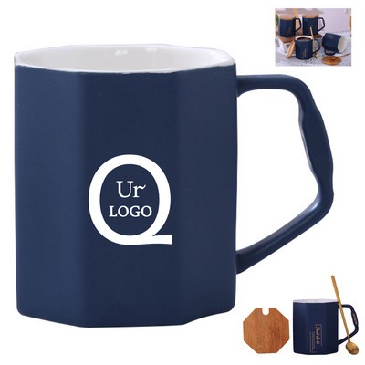 10oz Ceramic Octagon Mug