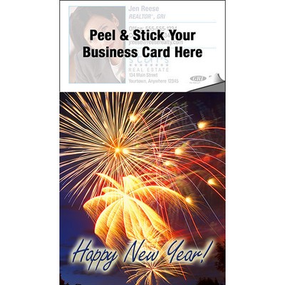 12-Month Calendar Magnet Pad - Tear-Off with Blank White Envelopes