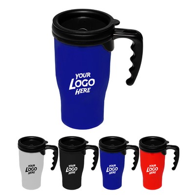 Insulated Plastic Travel Mugs 14 oz