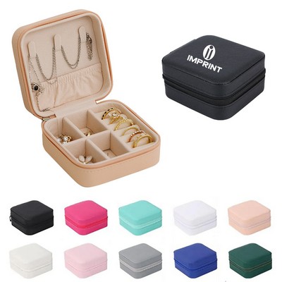 Pu Leather Small Jewelry Box