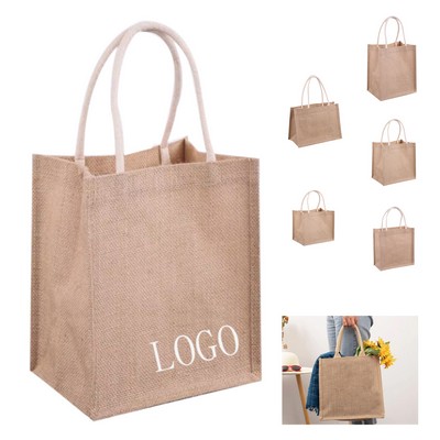 Jute Linen Handbag