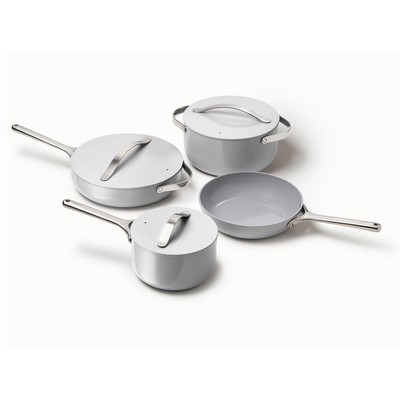 Caraway Non-Toxic Nonstick Ceramic Cookware Set Gray