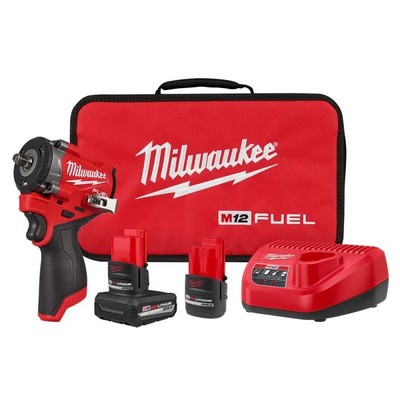 M12 FUEL Stubby 3/8" Impact Wrench Kit