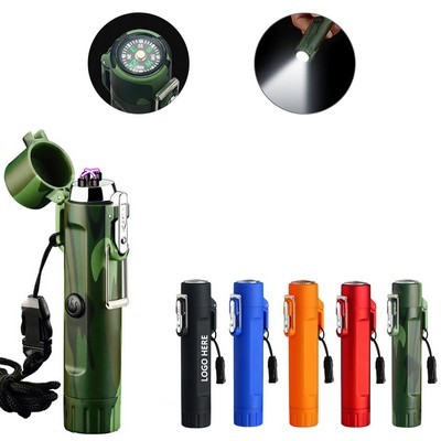Multi Functional Flashlight w/Compass