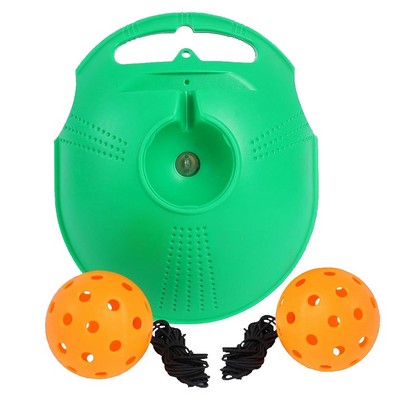 Plastic Pickleball Rebound Trainer w/ Pedestal & Elastic