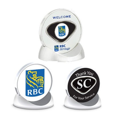 Steel Desk Award With Holder