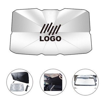 Uv Protection Foldable Car Sun Shades Umbrella