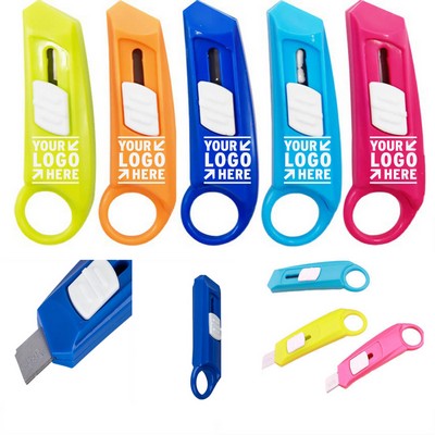 Retractable Ceramic Mini Box Cutter Safety Box Opener with Lock