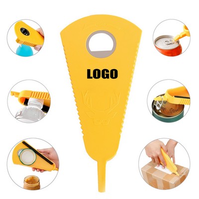 Plastic V Shaped Multi Bottle Opener For Beer Soda Jar Lids