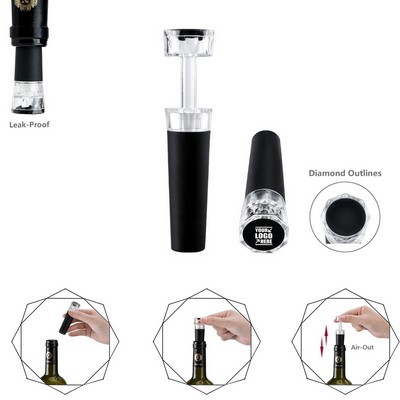 Premium Vacuum Pump Cork Wine Bottle Stopper
