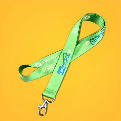 0.625" Recycled Polyester Lanyard