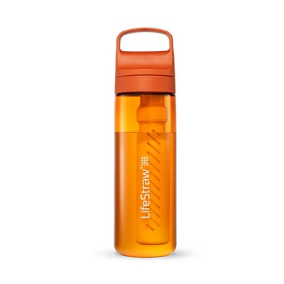 Lifestraw Go 22 Oz. Filtered Water Bottle Kyoto Orange