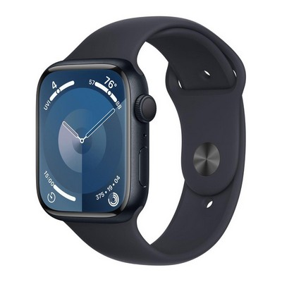 Apple Watch Series 9 Gps 45Mm Midnight Aluminum Case W/ Midnight M/L Sport Band