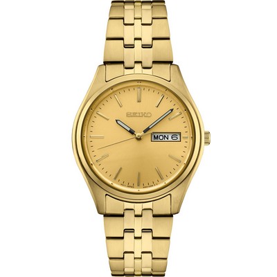 Seiko Watch Mens Essential Champagne Dial