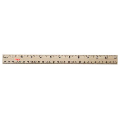 12" Wooden Ruler